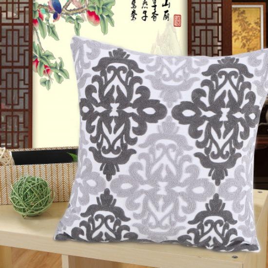 Cotton Embroidery Sofa Cushion Cover Cartoon Pillow Bed Bedside Pillow