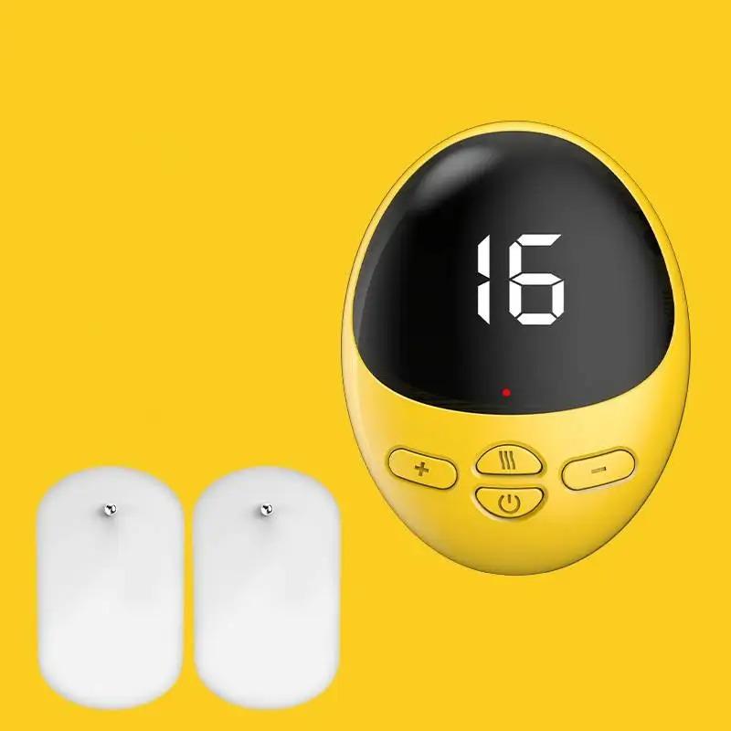 

Электрический массажер для шеи 16 интенсивности EMS Tens акупунктурный мини-стимулятор мышц шейного позвонка массаж всего тела домашний аппарат жёлтый