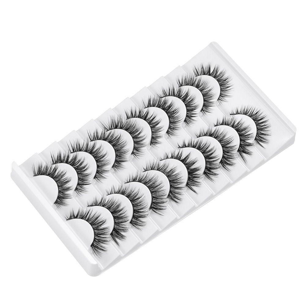 Natrual Long 3D Faux Mink Lash Dramatic Eye Makeup Tools Fake Eyelash  Eyelash Extension