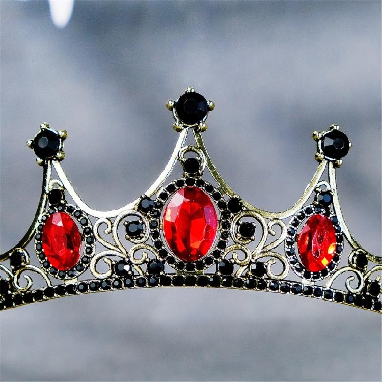 Elegant Rhinestones Crowns Hair Accessory Theater Costume Props Lightweight Metal Bridal Party Headpiece