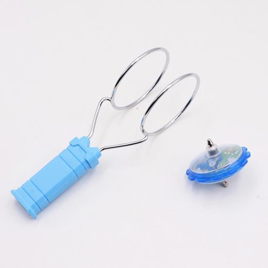 Spinning Toy with Wheel Handle Colored LED Light Spin Freedom Funny Interactive Novelty Toys Magnetic Gyro Wheel Hand Spinner Children Birthday Gift