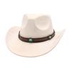 Premium Tibetan Cowboy Hat Stage Jazz Hat Multi-Color Suede Premium Top Hat