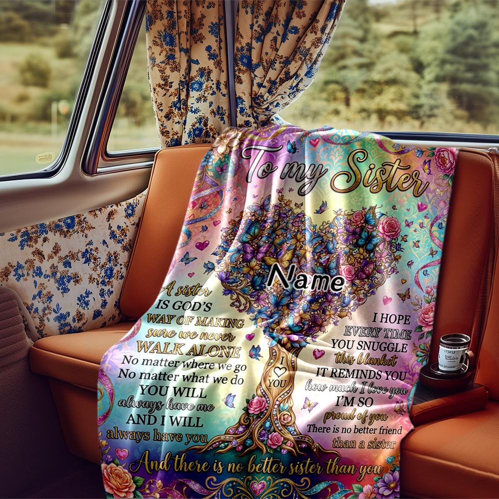 Sister'S Strength And Support Lightweight Blanket Soft Warm Cozy Suitable For Sofa Couch Office Bed Picnics Ideal For All Seasons Digital Print Ideal