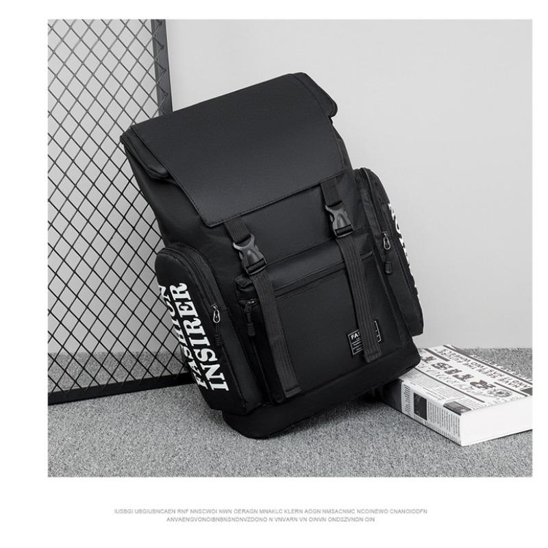 

New Large Capacity Backpack, Multifunctional Men s Backpack, Leisure Travel Bag, College Student Trendy Business Computer Backpack чорний