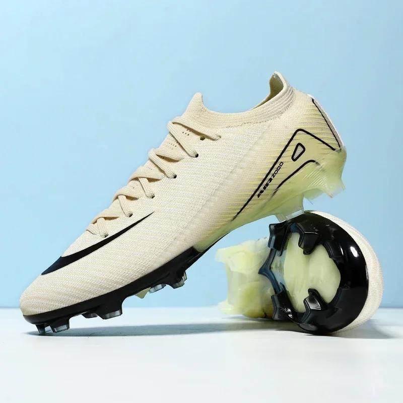Hochwertige Herren Fußballschuhe Society Rutschfeste Kunstrasen Fußballschuhe für Kinder TF/FG Trainings Fußballplatz Stiefel Chuteira Campo