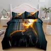 3D Reindeer Wild Bedding Set King Queen Twin Single Size Duvet Cover Pillow Cases Bed Linen Set