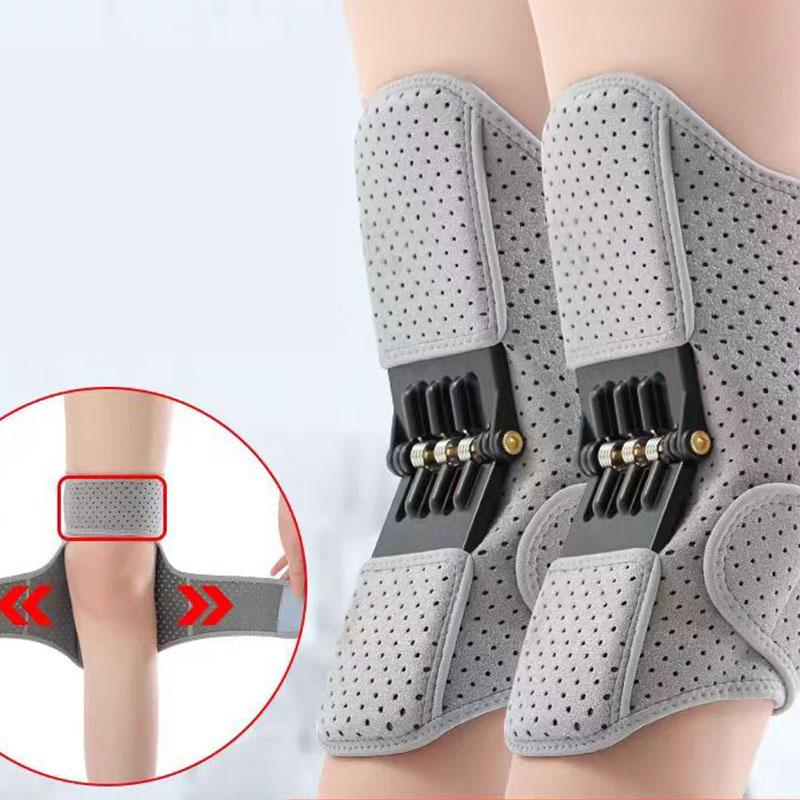 1Pair Adjustable Knee Booster Knee Brace For Patella Immobilization Squatting Knee Protector Outdoor Mountaineering Unisex
