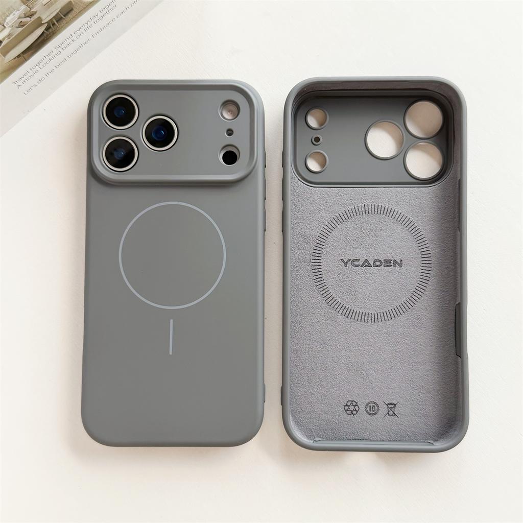 Magnetic Phone Case for IPhone 17 Air 16 15 14 13 12 11 Pro Max XS XR X for Magsafe Wireless Charge Liquid Silicone Soft Cover