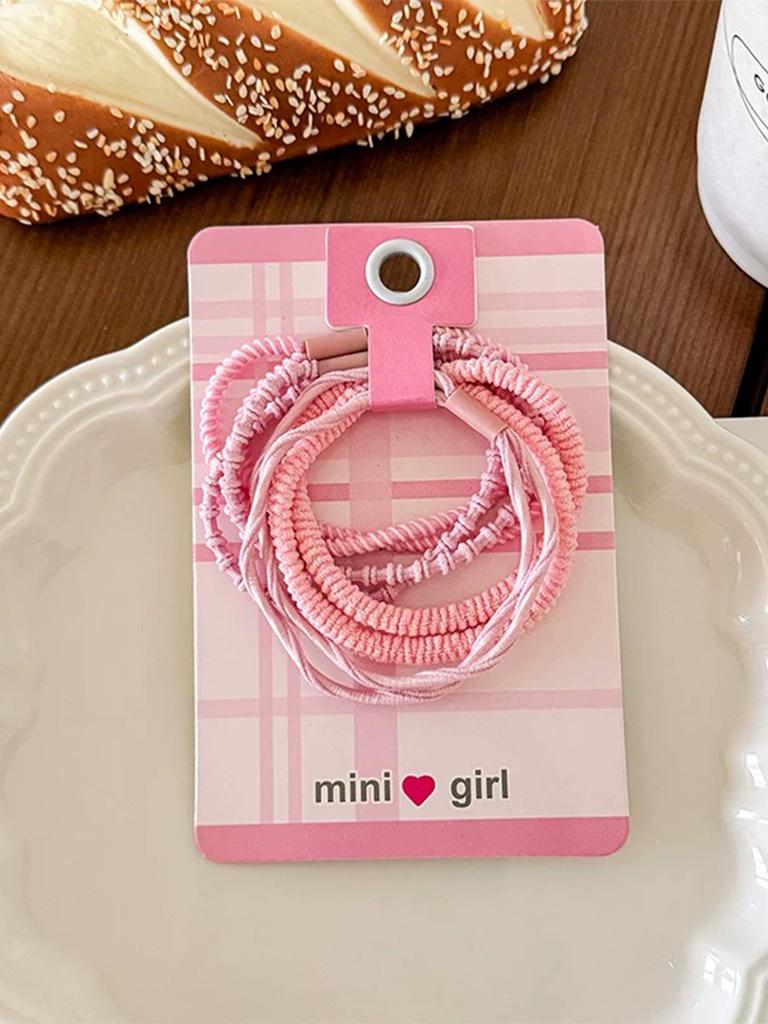 4Pcs Assorted Colors, 2MM Rubber Bands for Hair, Pain-Free Hair Accessories for Girls, Made for Long-Lasting Braids, Ponytails