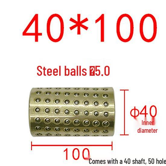 Golden Copper Ball Bearing Cage Mold Guide Bush Holder