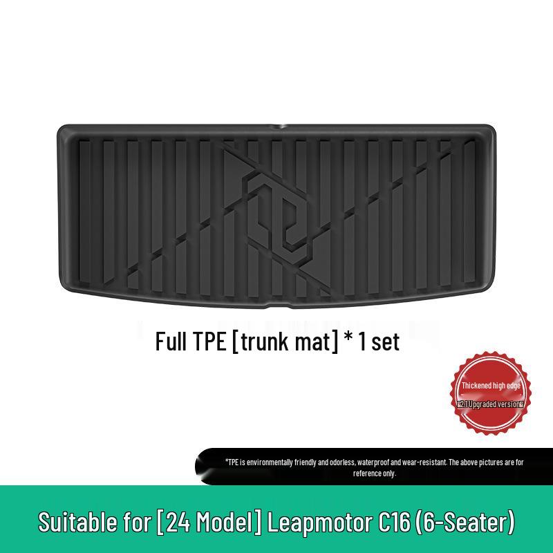 Dedicated TPE Floor and Trunk Mats for 2024-2026 Leapmotor C16, Wear-Resistant and Vehicle-Specific.
