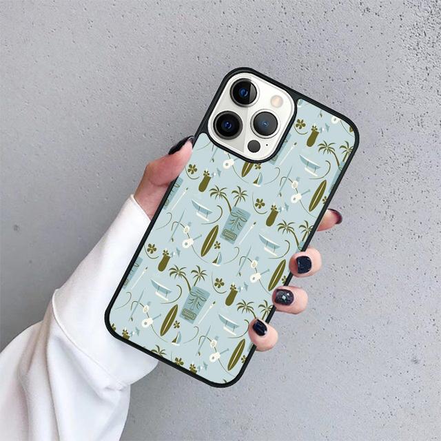 Surfing Hawaii Paradise Coque Shell For iPhone 17 Air 15 16 14 13 12 Pro Max 11 Pro Max Plus Phone Case Cover