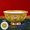 New Chinese Style Ceramic Bowl Enamel Colored Rice Bowl Kitchen Dish Set Bone Porcelain Household Bowl salad bowl set