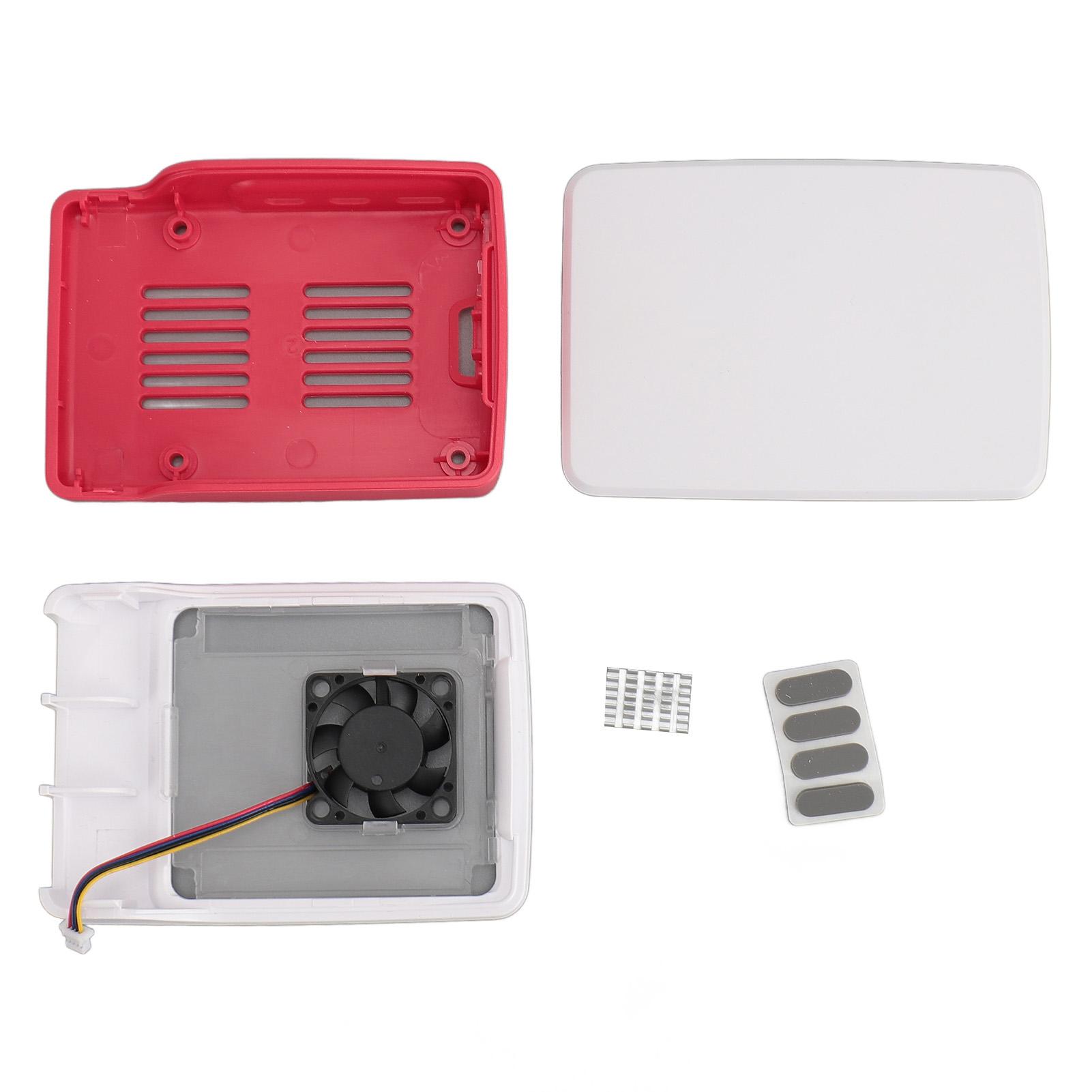 

Cooling Case with PWM Active Heatsink Fan ABS Case with 4pin JST Connector for RPi 5 8GB 4GB 2GB