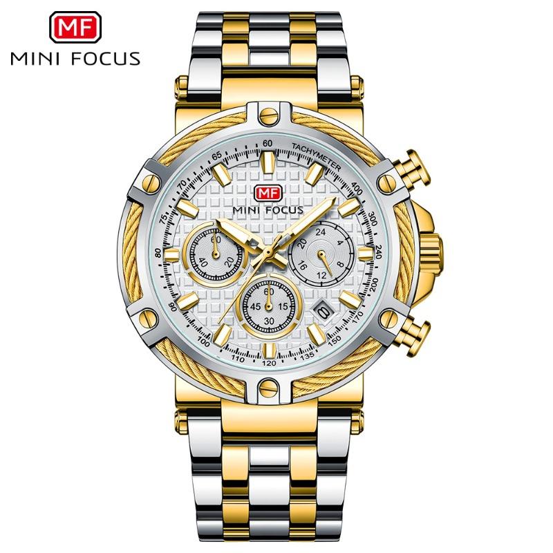 Watch, Casual Men's Watch Waterproof Quartz Watch Luminous Steel Belt Men's Watch
