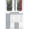 Ultra-thin Multimeters ANENG SZ08 Auto Voltmeter AC DC 220V Digital Storage Professional Meter Resistance Handhold Testers