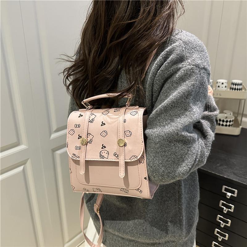 Hellokitty Backpack New Three-dimensional College Style Cute Large-capacity Schoolbag Printed Bag Female