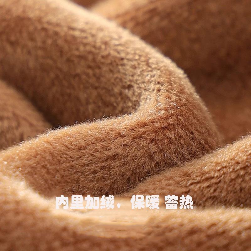 Gloves Men's Day Warm Windproof Dew Fingers Suede Battery Car Electric Vehicle Gloves New