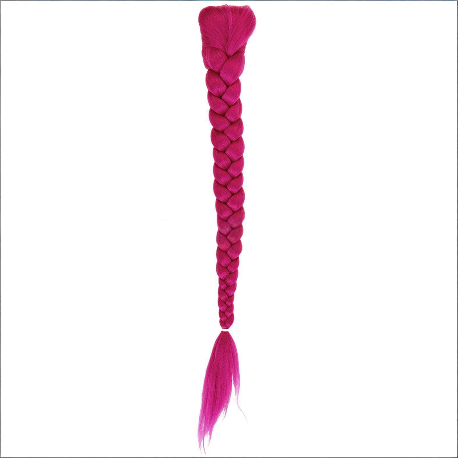 Witch Hunting Group Purple Cos Wig, Lumi Mila Zoe Cosplay Wig With Large Braid розы красного