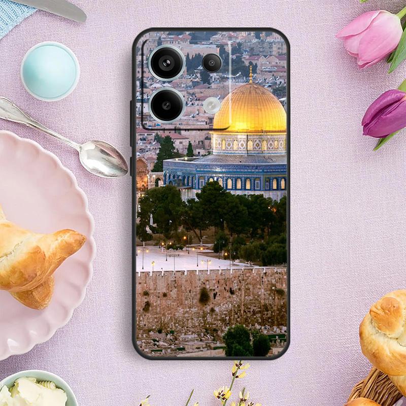Jerusalem Building Case For Xiaomi Redmi Note 15 Pro Plus 10 11 12 13 14 Pro Cover For Redmi 14C 15C 12C 10C 13C