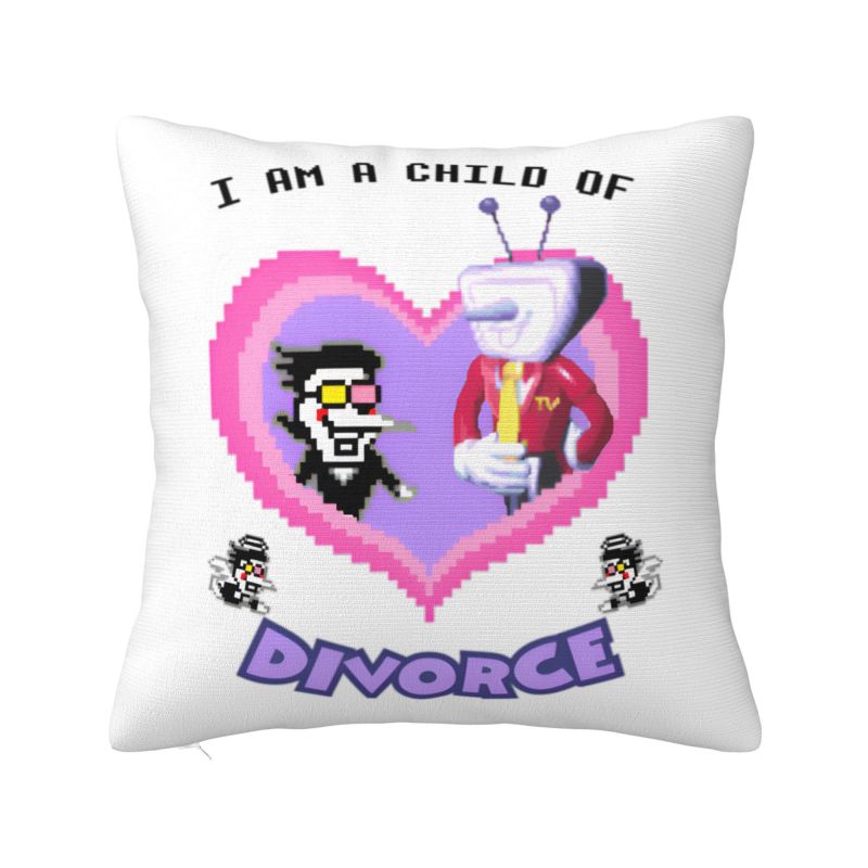 Lancer Deltarune Lovely Cushion Cover X Cm Polyester Velvet Throw Pillow Case For Sofa Living Room Decoration Pillowslip