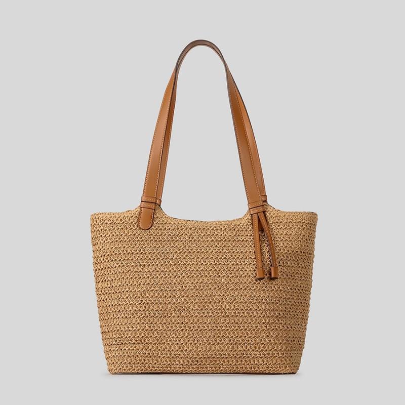 Large Womens Woven Straw Tote Bag Shoulder Handbag Beach Casual Daily Use