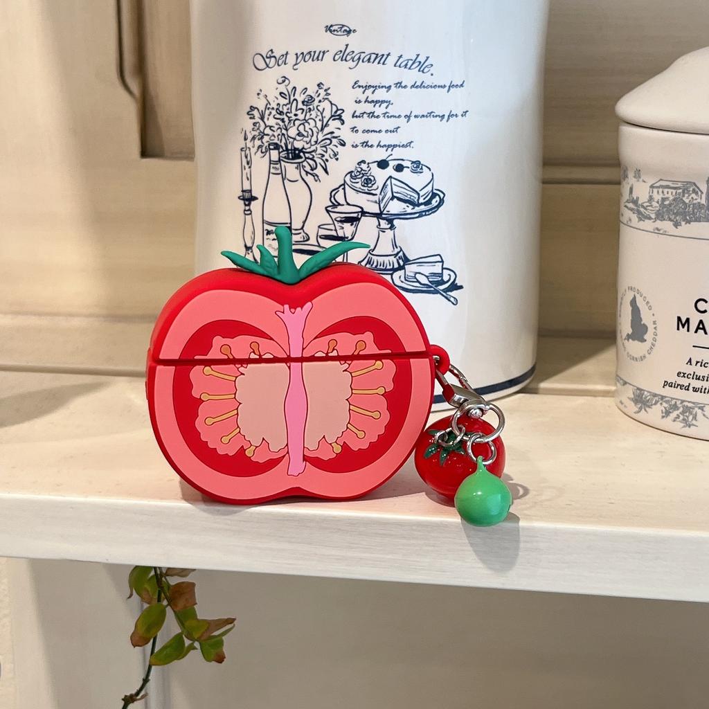 Cartoon Creative Tomatoes for AirPods Pro1/1 Generation Earphone Case Pro Pendant AirPods 1