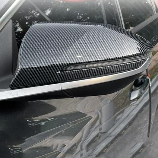 For Hyundai Tucson   Carbon Fiber Side Mirrors Rearview Cover