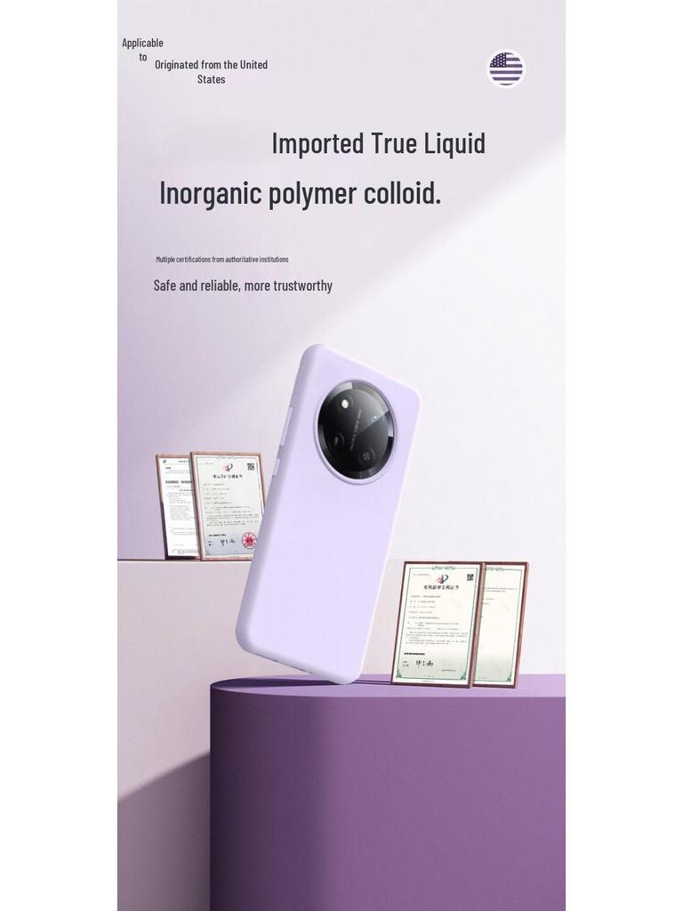 Honor X60 Pro Liquid Silicone Case - Soft, Anti-Drop Protective Cover for Women