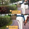 Pet Dogs A7 Reflective Polyester Chest Harness Lead Leash Traction Big Dogs Safety Chain Rope Collar, Size: L, 2.5*68*84cm