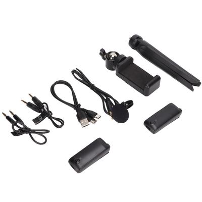 MCL-02 Wireless Lavalier Microphone Omnidirectional Recording Microphone for Smart Phones Cameras