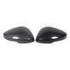 1 Pair Side Mirror Cap Cover Left Right Carbon Fiber Style Protective Weather Resistant Rear View Wing Mirror Housing