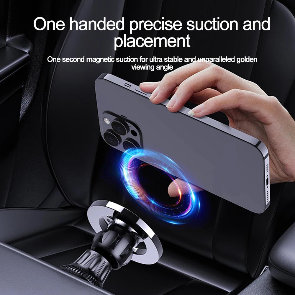 360 Grad Magnetische Handyhalterung Auto Lüftungsschlitz-Clip Halterung GPS Halter mit Magsafe Magnet Autohalterung für iPhone Xiaomi