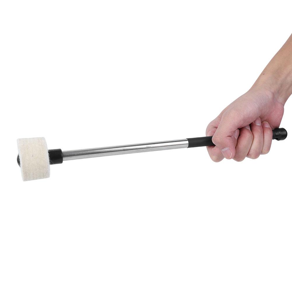 Wool Felt Drumstick Drum Hammer Sticks Percussion Instrument Accessory for Military Band
