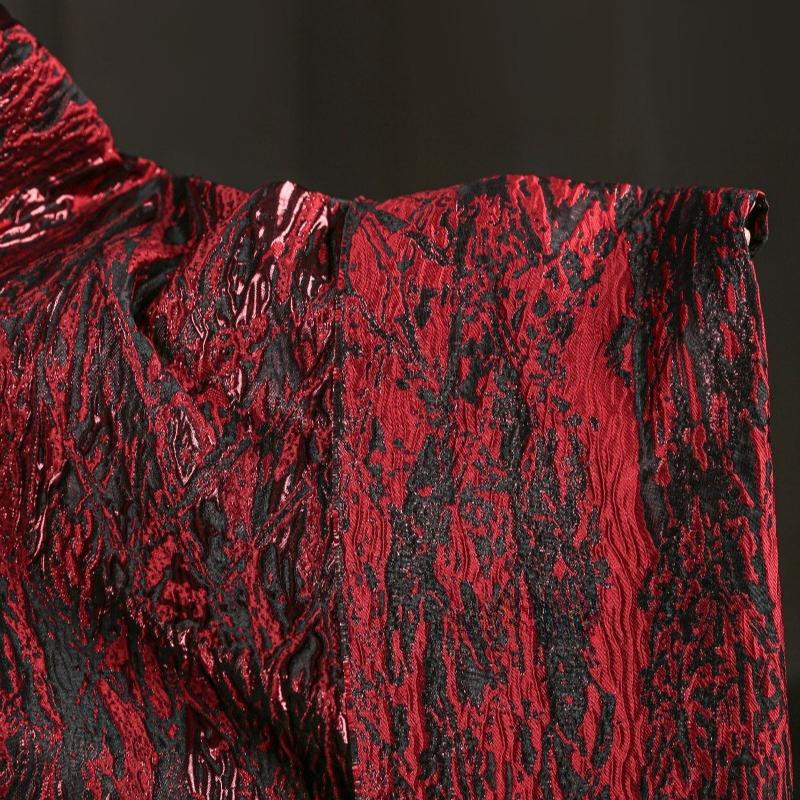 Schwerer Jacquardstoff mit Struktur 3D-geprägt für DIY-Nähen Chinesischer Mantel Jacke Mode Bastelbedarf Bekleidungsdesigner Material