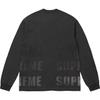 Supreme Reflective L/S Top Black