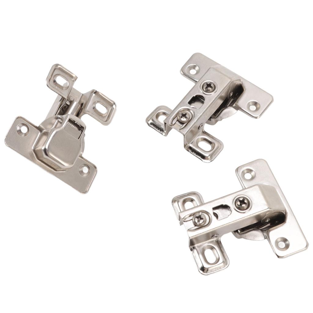 3Pcs Folding Hinges Zinc Alloy 180 Degree Integral Short Arm Hinge Set Hardware for Cabinet
