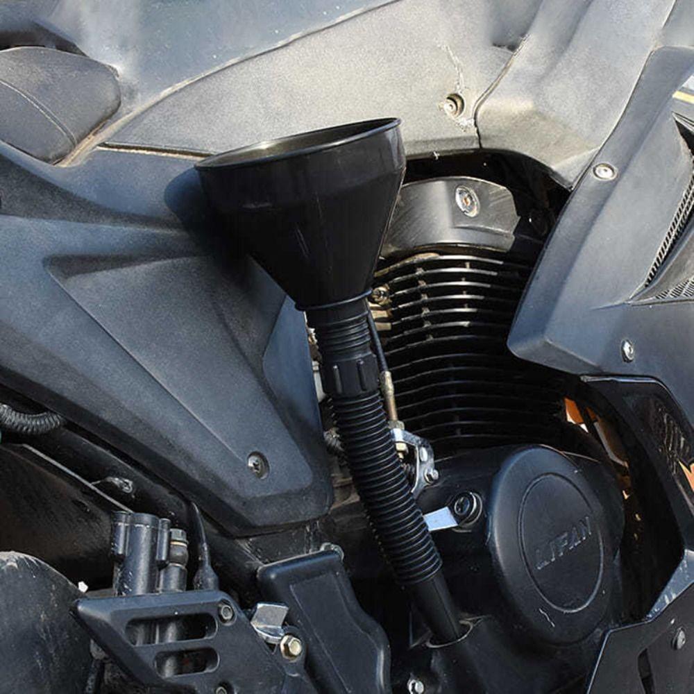 Filling Equipment Refueling Funnel Oiler Filter Motorcycle Refuel Oil Funnel Fuel Flexible Spout