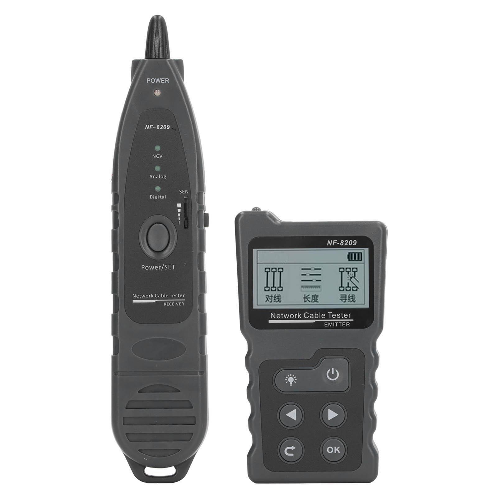 Network Cable Tester Fault Location Multifunctional POE Wire Tracker Line Finder with Bag