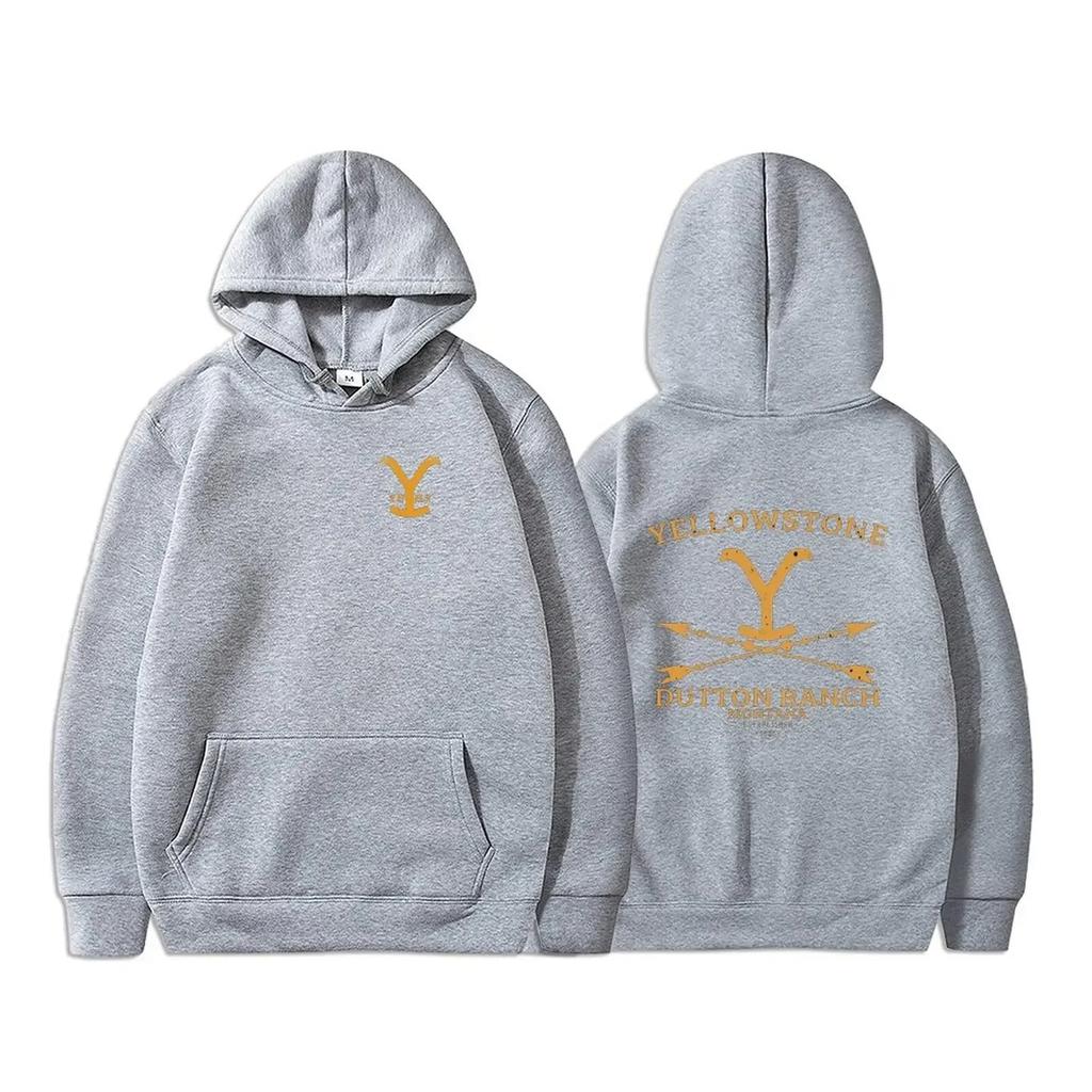 Yellowstone Hoodies Unisex Dutton Ranch Hoodie Beth Dutton Sweatshirt Yellowstone TV-Show inspiriert Rip Wheeler Kapuzenpullover