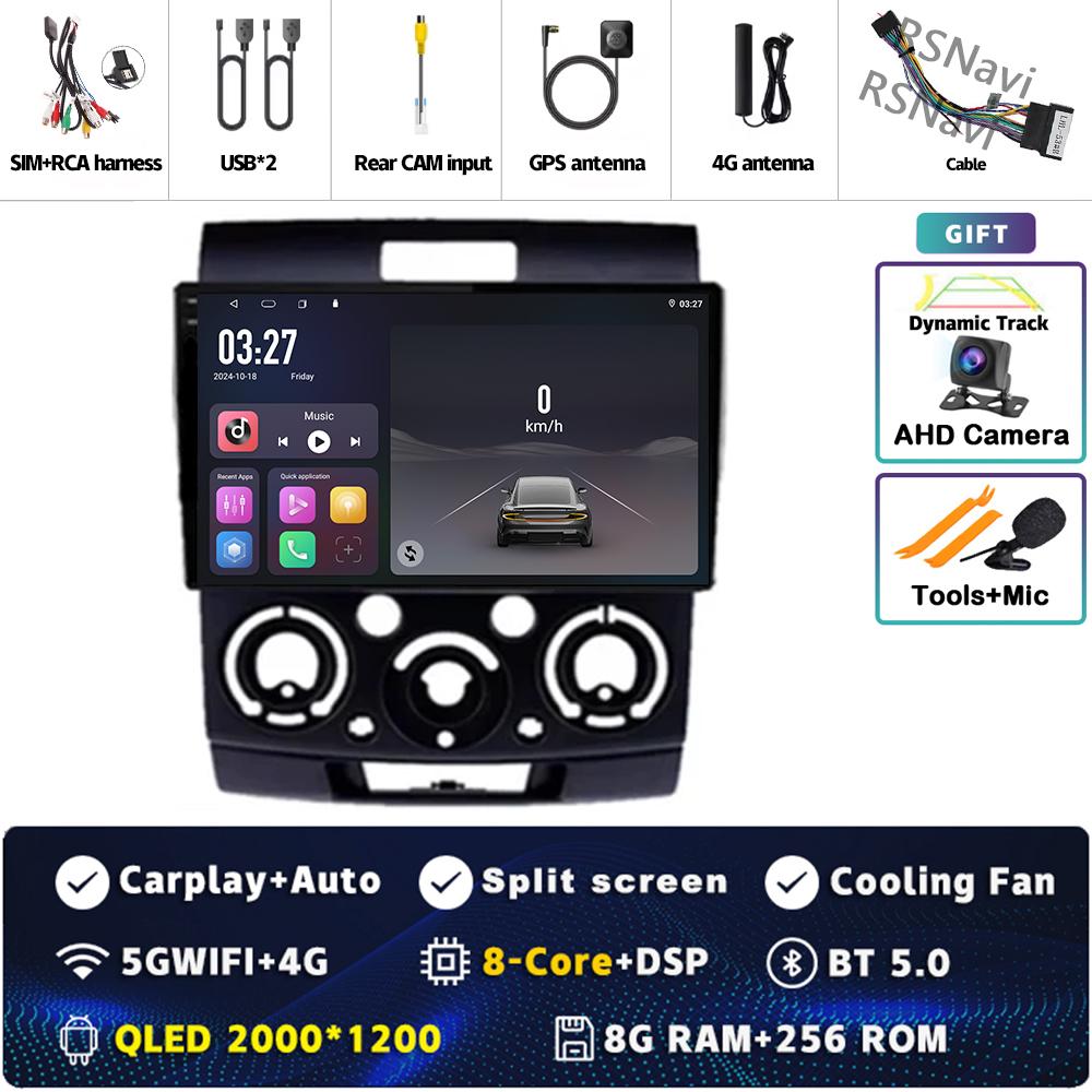 Android 14 DSP Car Radio For Ford Everest Ranger Mazda BT50 BT-50 2006 2007 - 2010 GPS Navigation Multimedia Video Player Stereo
