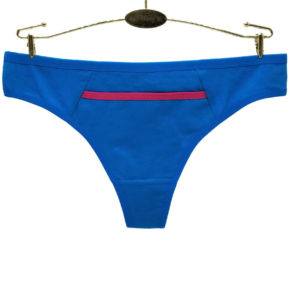 Woman Panties Underwear Cotton G String Women Sexy For Women Thongs 6 Pcs