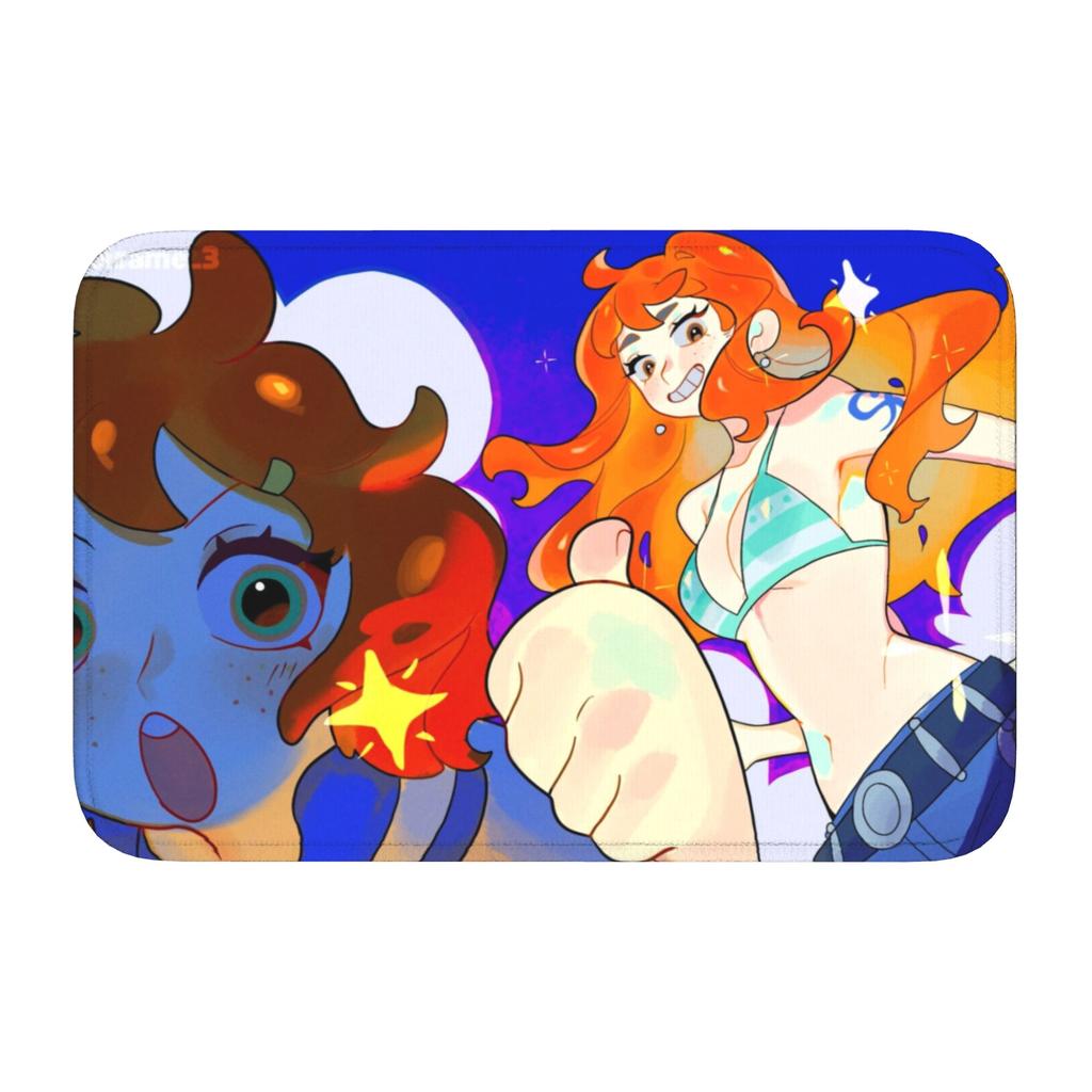 Custom Nami Doormat Non-Slip Entrance Welcome Kitchen Bath Floor Door Mat One P-Pieces Toilet Living Room Carpet Rug