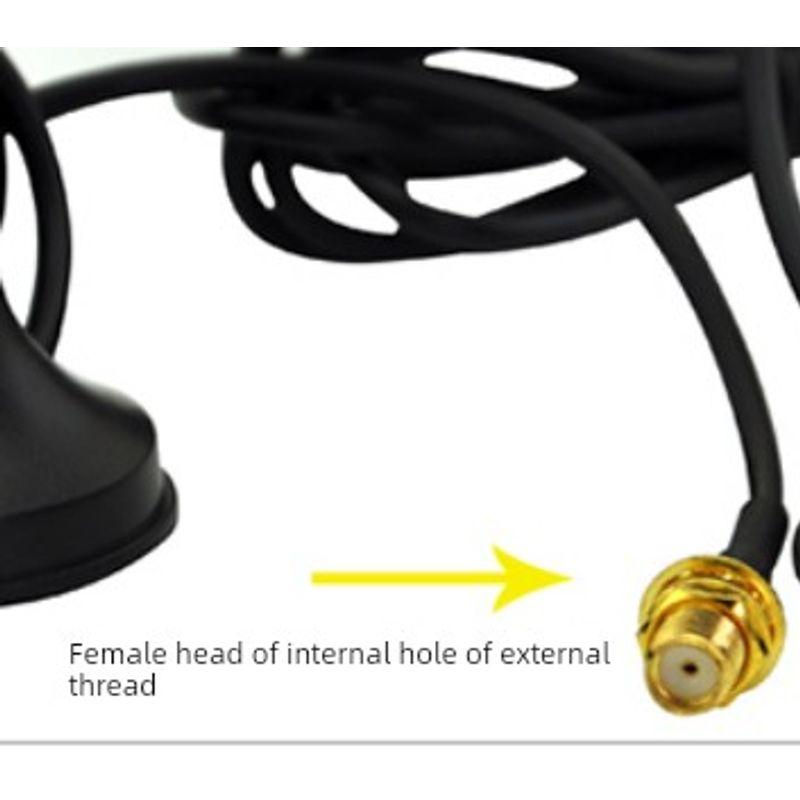 

Intercom Antenna Handheld Transceiver Car Antenna SMA Male and Female Connector Mini Car Ceiling Antenna + Sucker Feeder Female antenna (external thread inner hole)