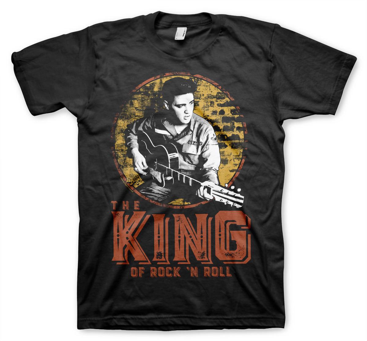 Licenza Ufficiale Elvis Presley il Re Di Rock N Rotolo Uomo T-SHIRT S-XXL S