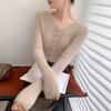 2026 Autumn/Winter Cashmere Knit Slim Fit Round Neck Wool Sweater Pullover