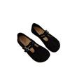 Autumn Retro Mary Jane Shoes Women's Shoes New Flat-bottomed Shallow Mouth Single Shoes Niche Gentle Doudou Shoes