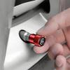 Hjulkopper 4 stk Bil Dekkventilhetter Emblem Metallhette Etui Tilbehør For Toyota GR Corolla Yaris Aygo Prius RAV4 Crown CHR Camry