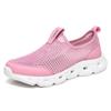 2025 new spring and summer breathable men and women of the same large size hollow mesh shoes one pedal couple light casual shoes