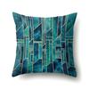 Polyester Pillow Case Decorative Geometric Home Printed Pillow Case Waist Cushion Cover Car Cushion Head Cushion Cover